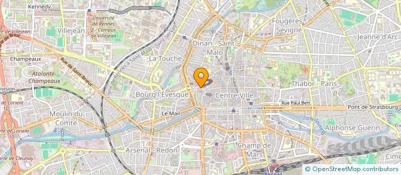 localisation de l'entreprise IMMOBILIER DEUX MILLE à RENNES