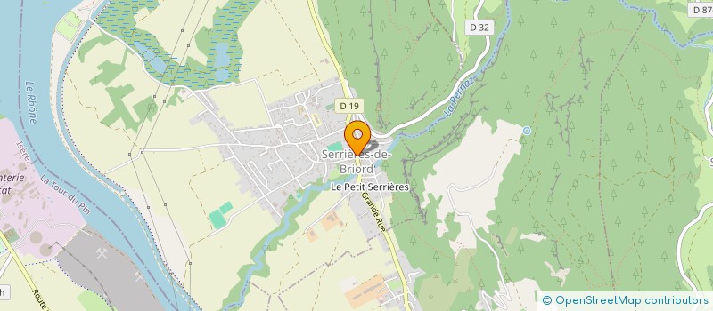 localisation de l'entreprise IMMOBILIER DEVELOPPEMENT  SERRIERES-DE-BRIORD