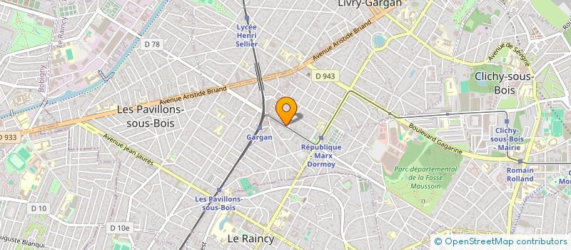 localisation de l'entreprise IMMOBILIER-DEVELOPPEMENT-COMMERCE  LIVRY-GARGAN