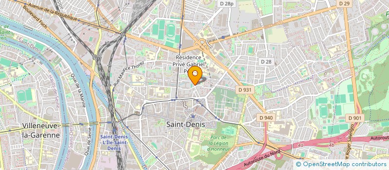 localisation de l'entreprise IMMOBILIER-DIAGNOSTIC-EXPERTISE-COORDINATION  SAINT-DENIS