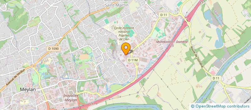 localisation de l'entreprise IMMOBILIER DIAGNOSTIC EXPERTS DES ALPES à MONTBONNOT-SAINT-MARTIN