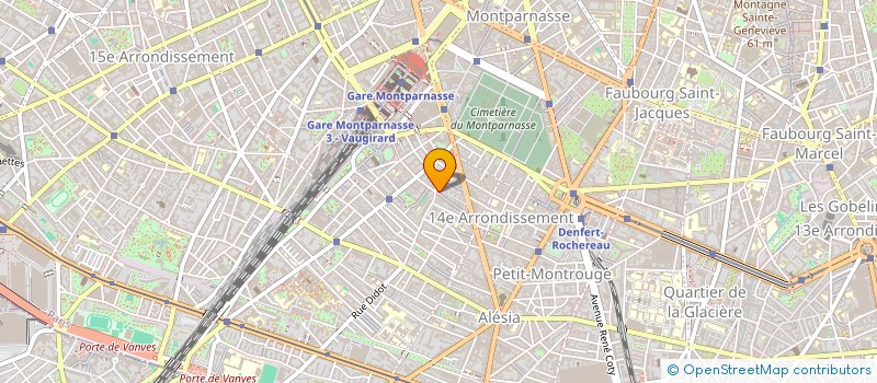 localisation de l'entreprise IMMOBILIER DU CHATEAU  PARIS