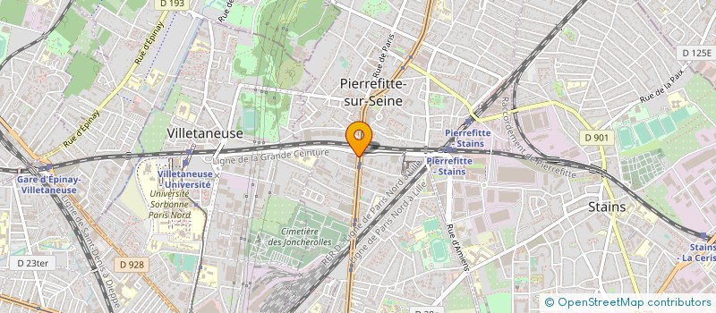 localisation de l'entreprise IMMOBILIER DU GRAND PARIS à PIERREFITTE-SUR-SEINE