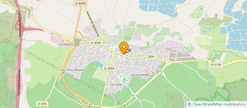 localisation de l'entreprise IMMOBILIER DU SUD à SIGEAN