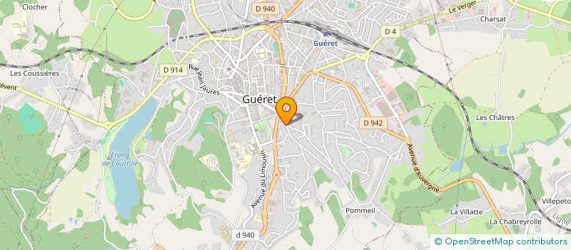 localisation de l'entreprise IMMOBILIER EN MARCHE à GUERET