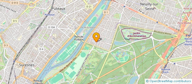 localisation de l'entreprise IMMOBILIER EN VUE à NEUILLY-SUR-SEINE