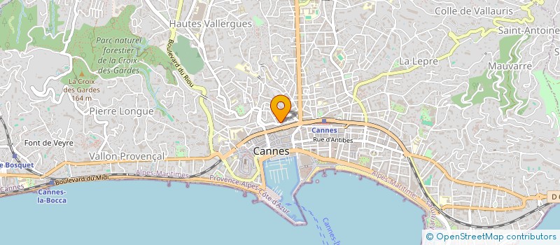 localisation de l'entreprise IMMOBILIER ET COMPAGNIE à CANNES