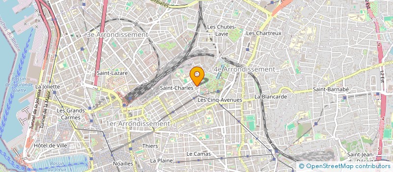 localisation de l'entreprise IMMOBILIER ET DEVELOPPEMENT DES TERRITOIRES à MARSEILLE