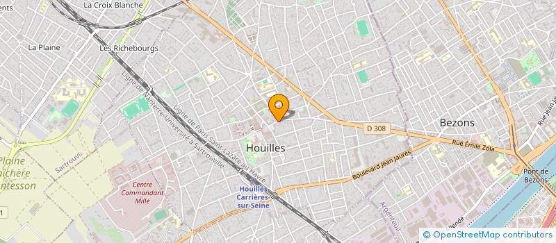 localisation de l'entreprise IMMOBILIER EUROPEEN à HOUILLES