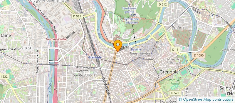 localisation de l'entreprise IMMOBILIER FINANCE ET PATRIMOINE IFP  GRENOBLE