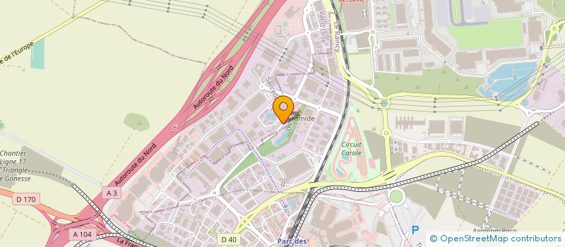 localisation de l'entreprise IMMOBILIER FRANCE VGRF  ROISSY-EN-FRANCE