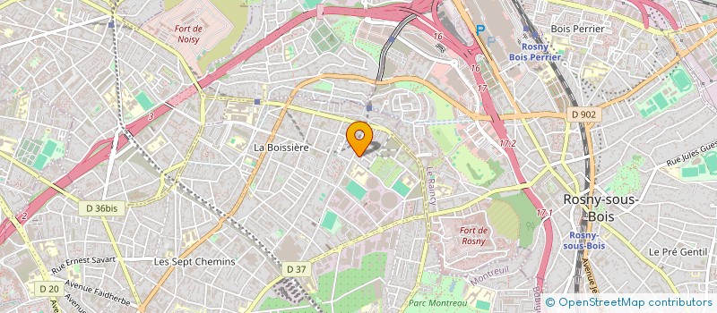 localisation de l'entreprise IMMOBILIER GALLIENI à MONTREUIL