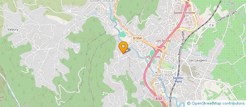 localisation de l'entreprise IMMOBILIER GEAM à SOLLIES-VILLE