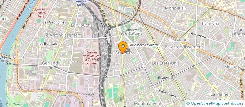 localisation de l'entreprise IMMOBILIER GESTION EYRAUD REGIE à LYON