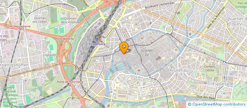 localisation de l'entreprise IMMOBILIER GESTION PRIVEE à STRASBOURG