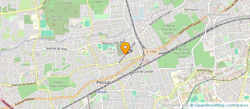 localisation de l'entreprise IMMOBILIER GHINZONE  PESSAC