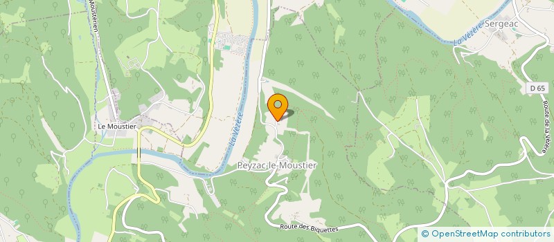 localisation de l'entreprise IMMOBILIER GILBIRCH  PEYZAC-LE-MOUSTIER