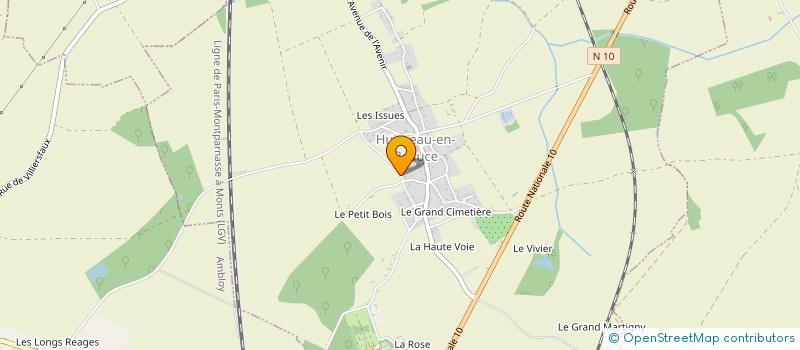 localisation de l'entreprise IMMOBILIER HUISSEAU  HUISSEAU-EN-BEAUCE