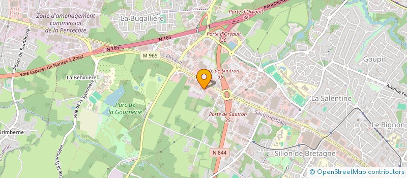 localisation de l'entreprise IMMOBILIER ID.O  SAINT-HERBLAIN