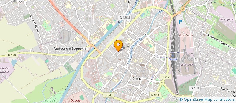 localisation de l'entreprise IMMOBILIER LABOUREUR à DOUAI