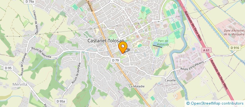 localisation de l'entreprise IMMOBILIER LES ORMES à CASTANET-TOLOSAN