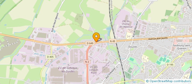 localisation de l'entreprise IMMOBILIER LOCATION VAL DE SAMBRE  FEIGNIES