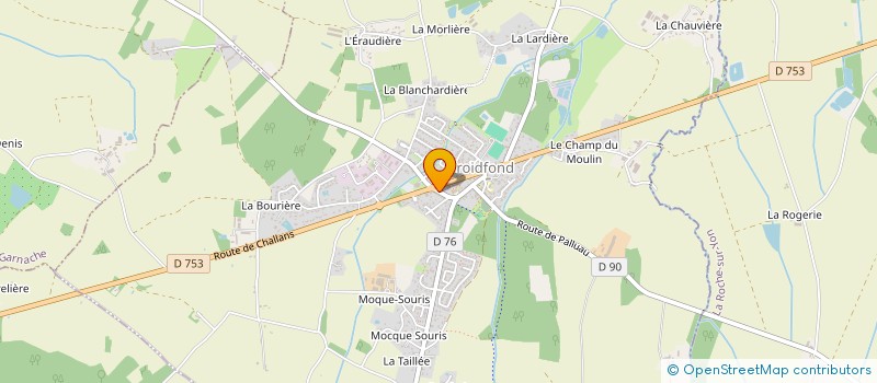 localisation de l'entreprise IMMOBILIER LORMEAU-BELLARD  FROIDFOND