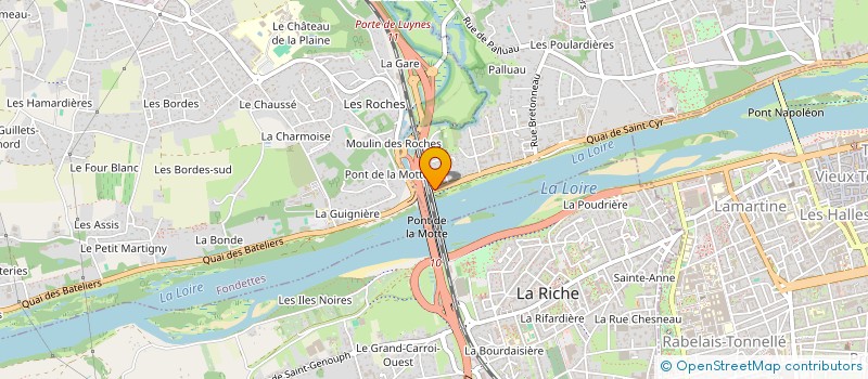 localisation de l'entreprise IMMOBILIER LOTISSEMENT SERVICE à SAINT-CYR-SUR-LOIRE