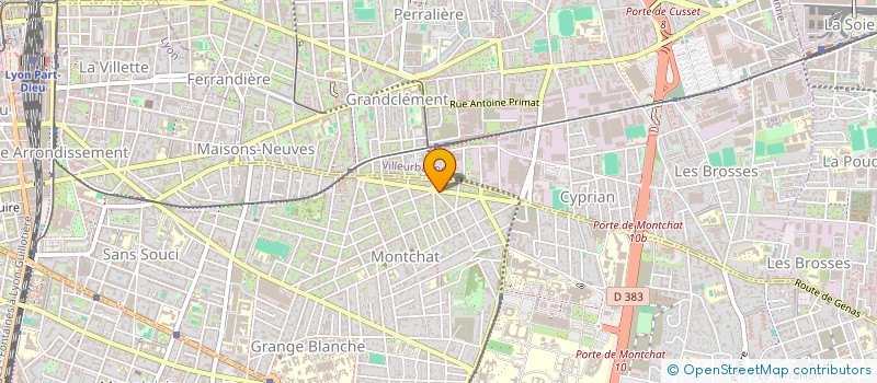 localisation de l'entreprise IMMOBILIER LYONNAIS BRUNELLE  LYON