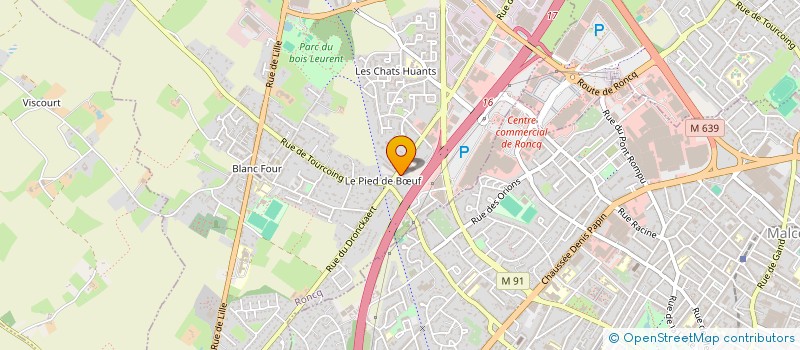 localisation de l'entreprise IMMOBILIER MAAZ à RONCQ