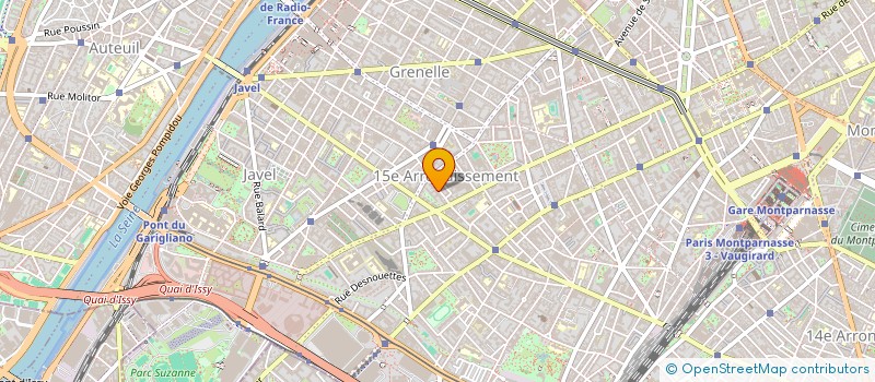 localisation de l'entreprise IMMOBILIER MC 15  PARIS