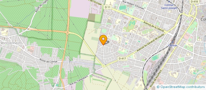 localisation de l'entreprise IMMOBILIER MEDICAL CLEMENCEAU  COLMAR