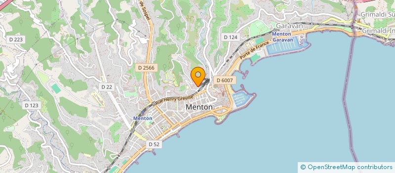 localisation de l'entreprise IMMOBILIER MENTON ROQUEBRUNE CAP MARTIN à MENTON