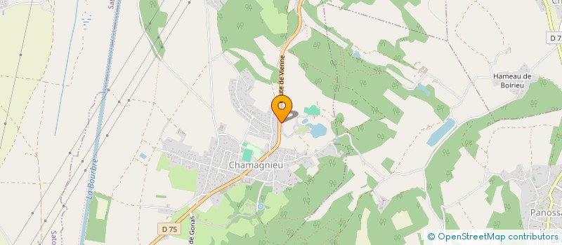 localisation de l'entreprise IMMOBILIER MIANGES  CHAMAGNIEU