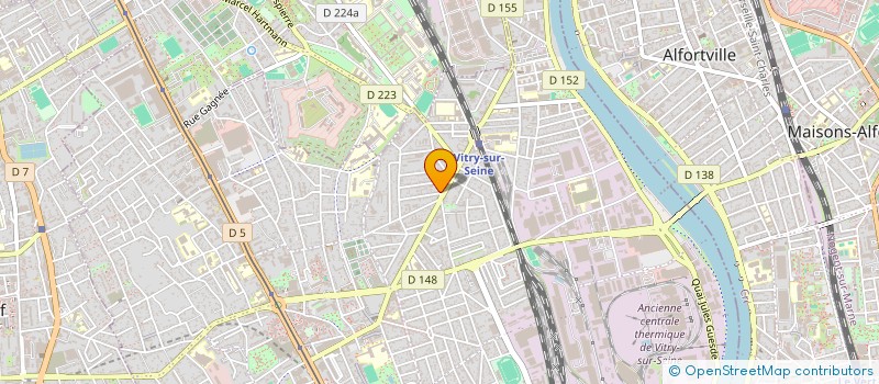 localisation de l'entreprise IMMOBILIER MOTTIN à VITRY-SUR-SEINE