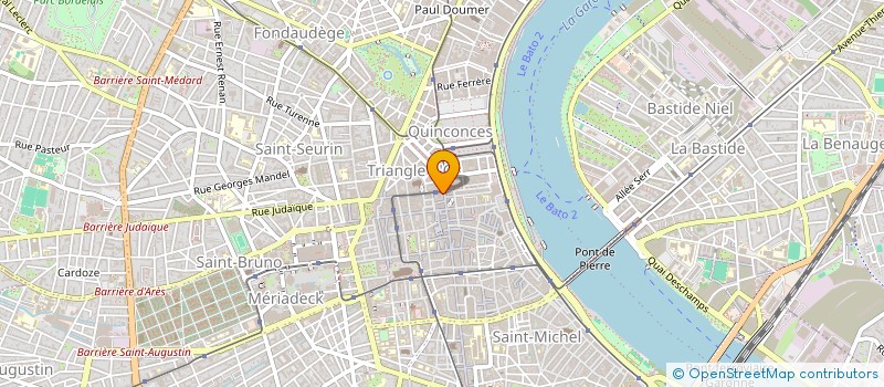 localisation de l'entreprise IMMOBILIER NC 2  BORDEAUX