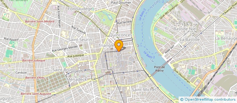 localisation de l'entreprise IMMOBILIER NC 4  BORDEAUX