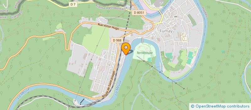 localisation de l'entreprise IMMOBILIER NORD SUD  FUMAY