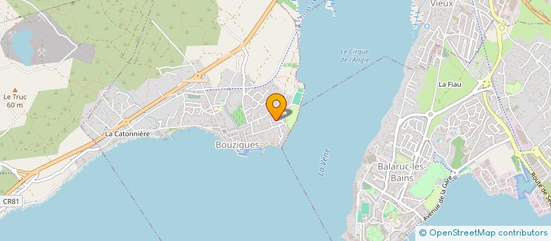 localisation de l'entreprise IMMOBILIER PASTOR  BOUZIGUES