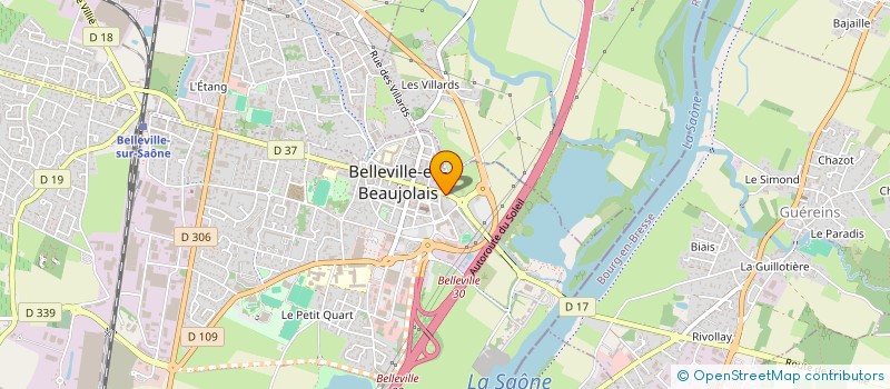 localisation de l'entreprise IMMOBILIER RENOVAT BARLERIN FLAMENCOURT à BELLEVILLE-EN-BEAUJOLAIS