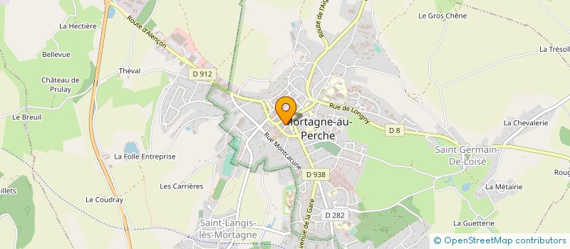 localisation de l'entreprise IMMOBILIER SAINT CLAIR à MORTAGNE-AU-PERCHE