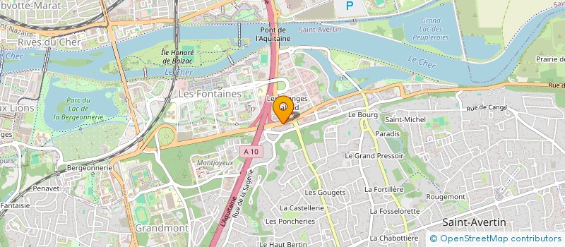 localisation de l'entreprise IMMOBILIER SAINT JEAN à SAINT-AVERTIN