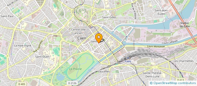 localisation de l'entreprise IMMOBILIER SAINT JEAN à CAEN
