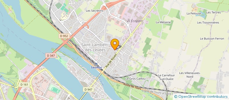 localisation de l'entreprise IMMOBILIER SAUMUROIS à SAUMUR