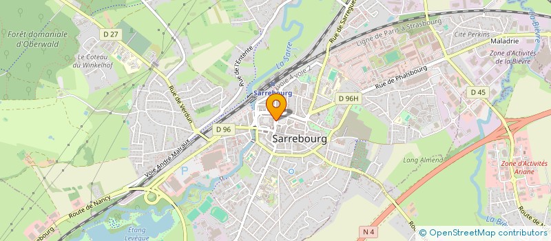 localisation de l'entreprise IMMOBILIER SCHAEFFER à SARREBOURG