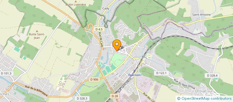 localisation de l'entreprise IMMOBILIER SERVICE à EPERNON