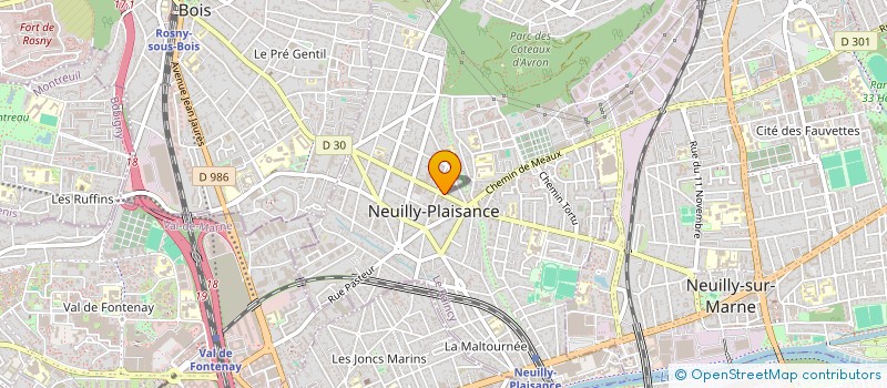 localisation de l'entreprise IMMOBILIER SERVICE 55  NEUILLY-PLAISANCE