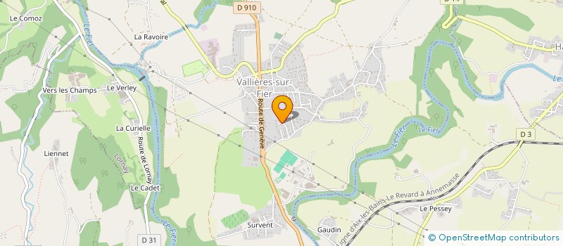 localisation de l'entreprise IMMOBILIER SERVICES  VALLIERES-SUR-FIER