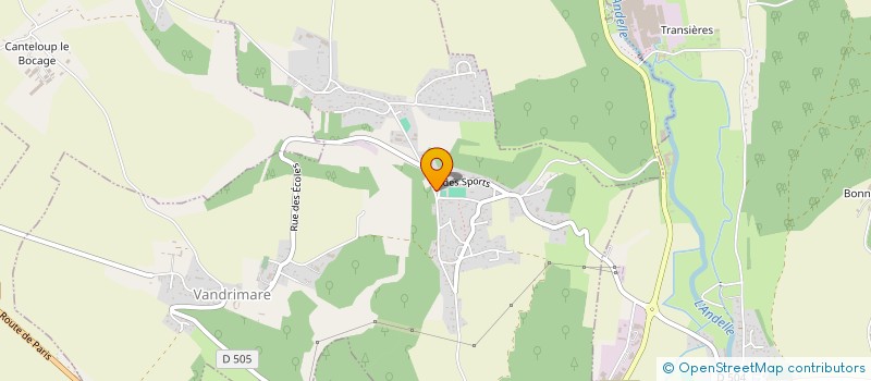 localisation de l'entreprise IMMOBILIER SNC  VANDRIMARE