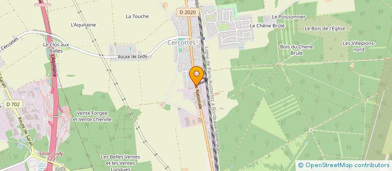 localisation de l'entreprise IMMOBILIER SOLAIRE à CERCOTTES